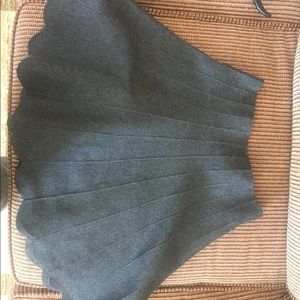 Gray winter skirt